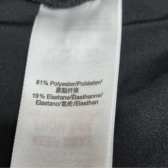 DKNY Sport Skort Black Size Large Logo Back Stretchy Golf Tennis Pickleball - Picture 6 of 8